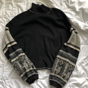 Free People sweater sleeve top